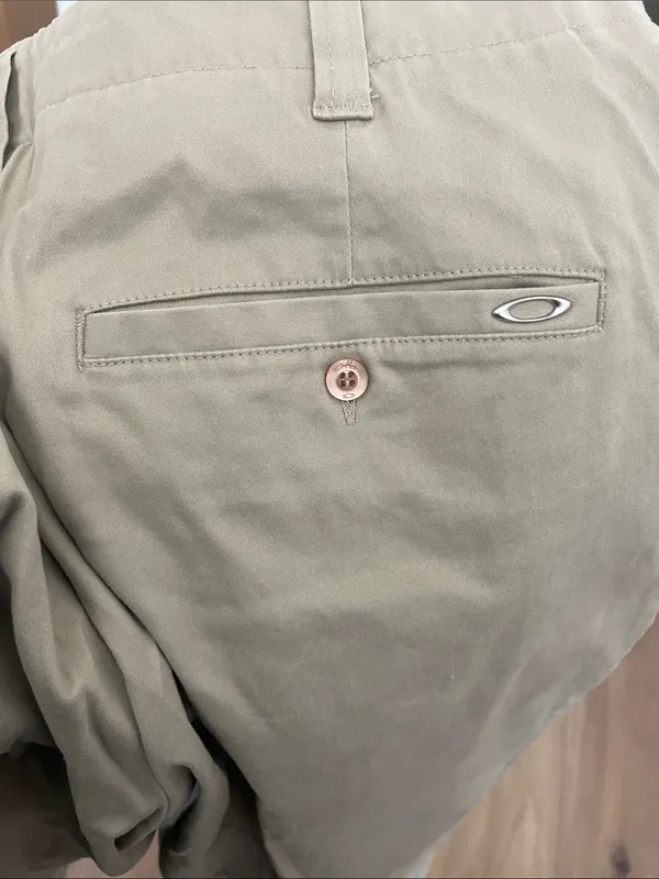 Oakley Vintage Women's Golf Pants Size 6 Beige Khaki - Image 14