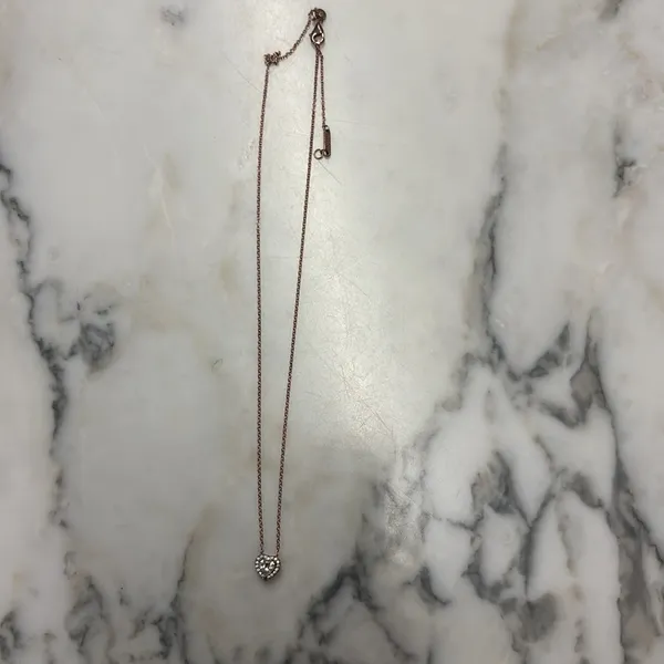 Pandora Sparkling Heart Collier Necklace 14k rose gold plating - Image 3