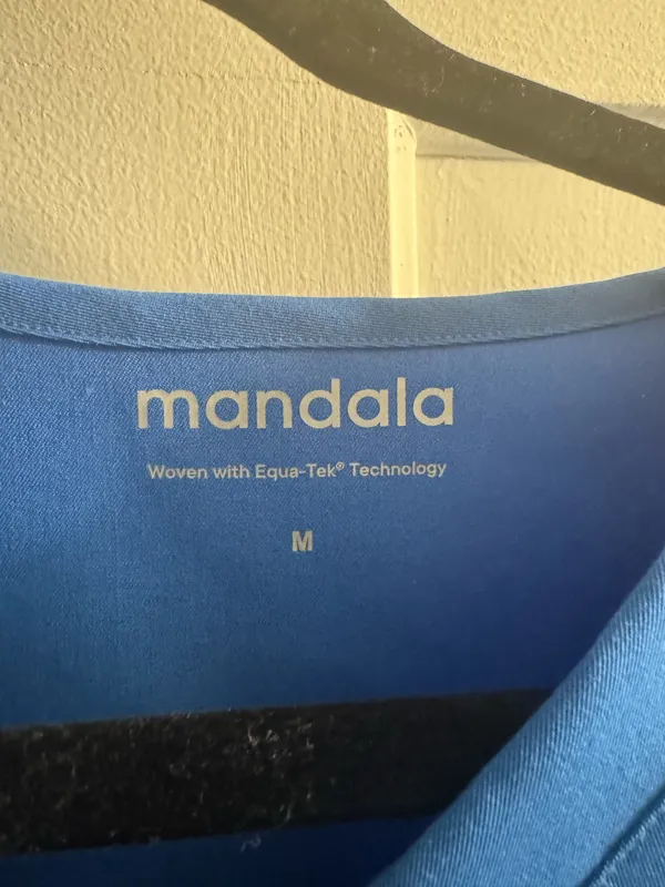 Maternity scrub top mandala - Image 2