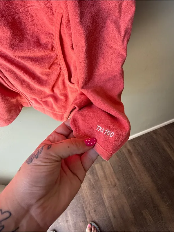 The North Face TKA 100 Coral Fleece Zip Hoodie Women’s M - Image 3