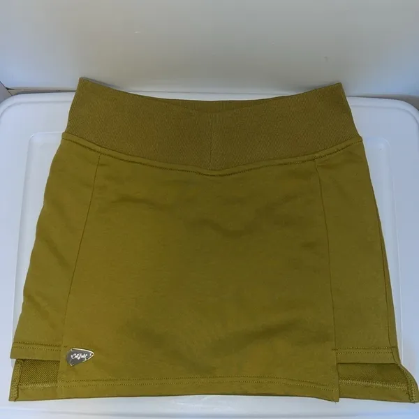 Aelfric Eden Spicy Ed Jersey Knit Mini Skirt Skort Green Women’s S NWT - Image 7