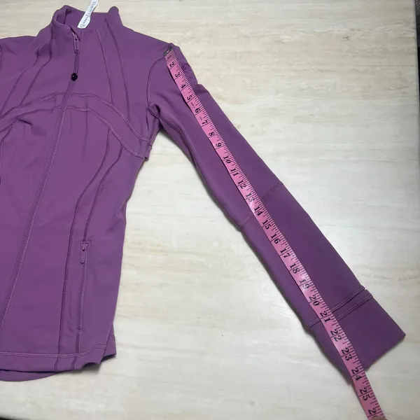 Lululemon Define Jacket Size 4 Purple Troon North Luon Full Zip Yoga Layer - Image 11