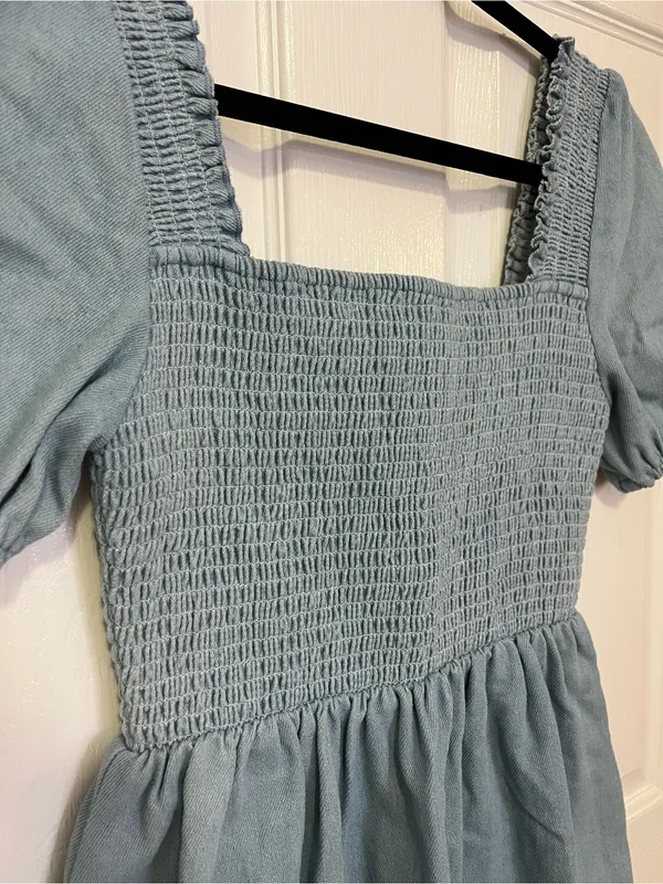 Denim Babydoll Dress - Image 2