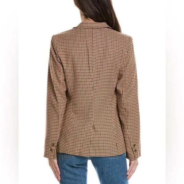TAHARI NWT Peak Lapel neutral pattern blazer - 2 ($120) - Image 2