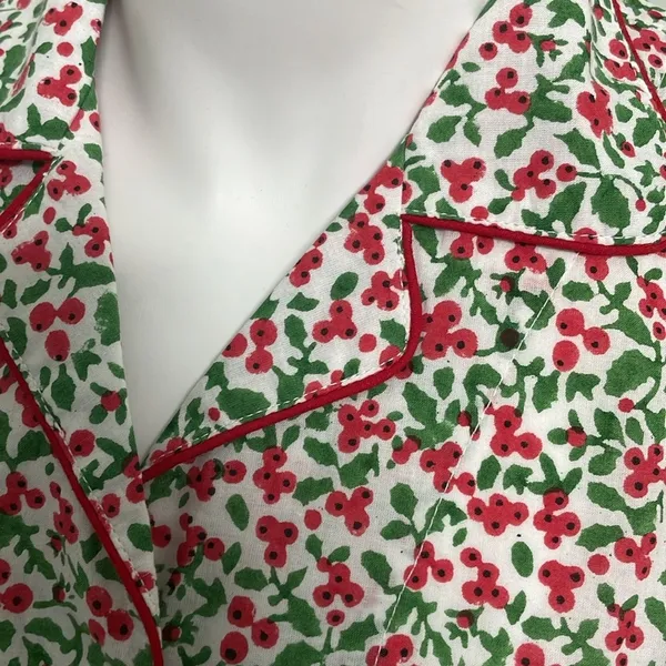 Roller Rabbit Holly Berry Christmas Pajama Top - Image 2