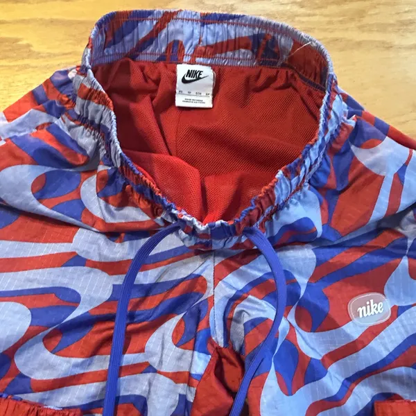 Nike Womens Sportswear Icon Clash Woven All Over Print Pants‎ Size XS Jogger Y2K - Image 8
