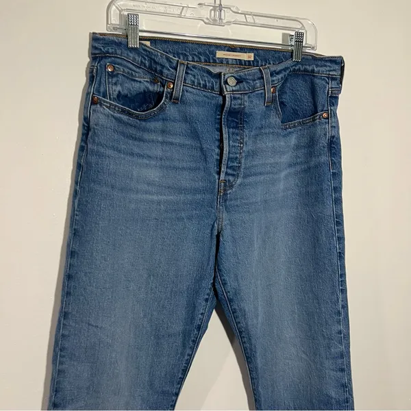 Levi's Wedgie Straight Premium Jeans Button‎ Fly Size 32 Minimalist Streetwear - Image 3
