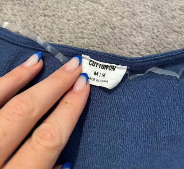 Cotton On Blue Tank - Image 2