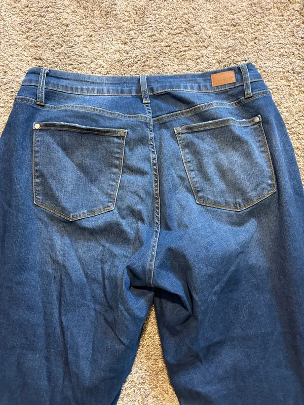 Judy Blue‎ Women’s High Rise Cool Denim Boyfriend Jeans 18W - Image 8