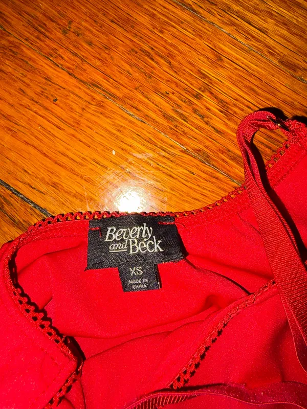 red tank top Size XS - Image 2