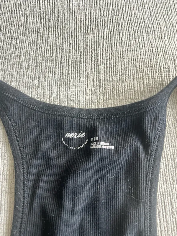 Aerie Black Tank Top - Image 2