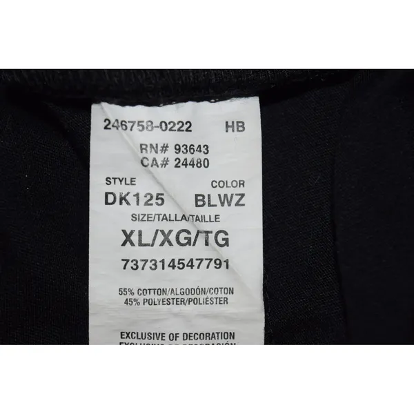 Dickies Scrub Pants EDS Essentials XL Black Excellent Cargo Straight Leg DK125 - Image 7