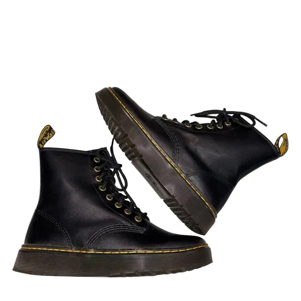 Dr. Martens Black Leather Lavala Combat Boots 5  - Image 6