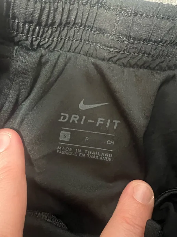 Nike‎ Black Women's Small Athletic Running Shorts with White Swoosh - Image 2