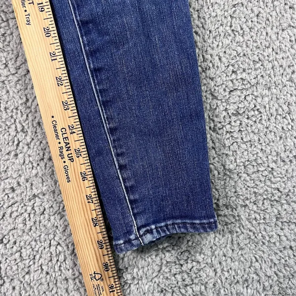 Athleta Jeans Womens 2 Sculptek‎ Skinny Low Rise Dark Wash Denim Pants Boho Chic - Image 8