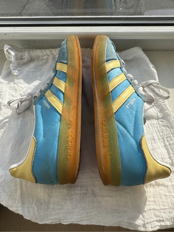 Adidas Gazelle Sky Blue Sneakers - Image 7