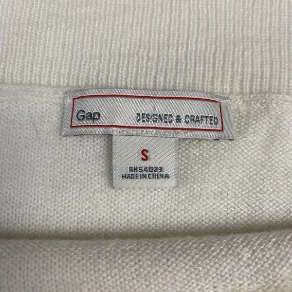Gap Eversoft‎ Sweater Wool Blend Womens Size Small Preppy Nautical Striped Soft - Image 4