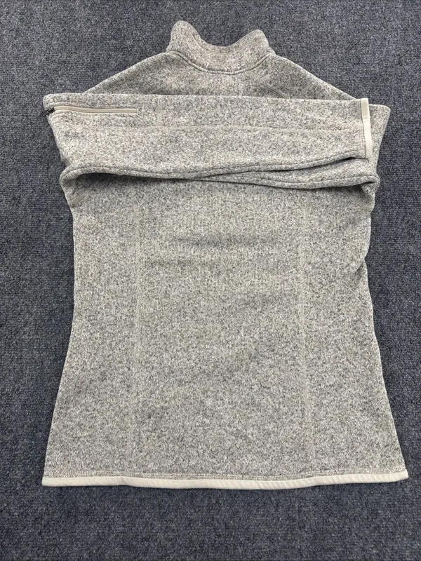 Patagonia Better Sweater 1/4 Zip Women’s S Pelican Gray Fleece Pullover - Image 7