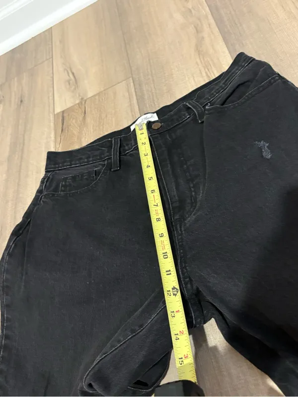Universal Threads High-Waist vintage straight Cropped Jeans‎ black size 10/30R - Image 7