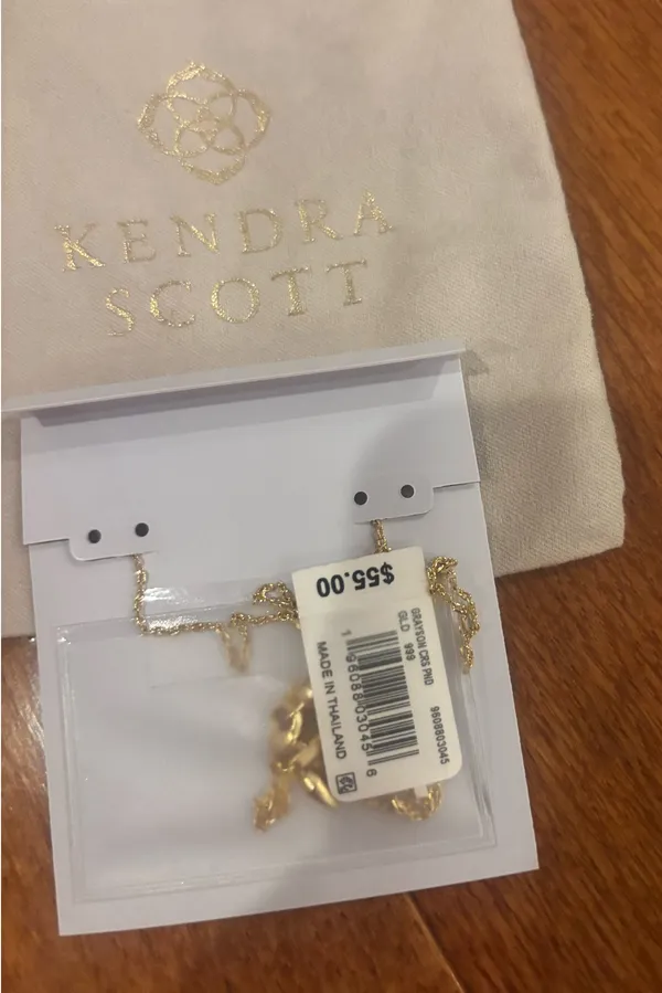 Green Kendra Scott necklace - Image 2