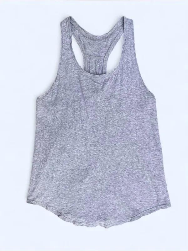 Lululemon Love Tank Heathered Core Light Gray Racerback Top loungewear yoga 4/6 - Image 5