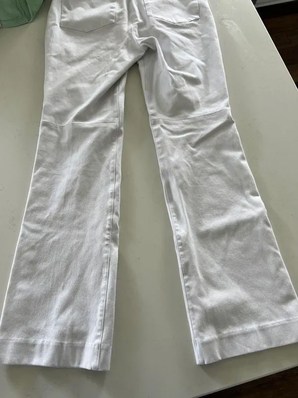 Spanx Tall On-the-go Kick Flare Pant w Ultimate Opacity Technology Classic White - Image 8