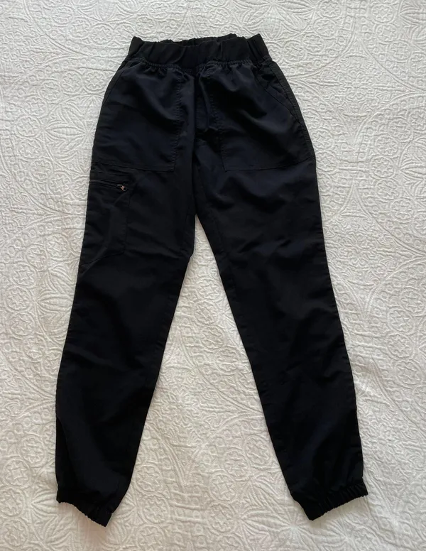 Scrub Bottoms Black Size XS - Image 3
