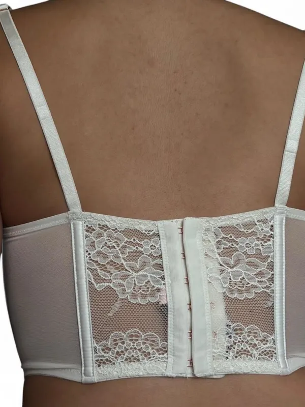 Victoria's Secret Lace Satin Corset Top - Image 2
