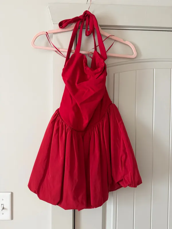 Garage Mini Dress Red  - Image 4
