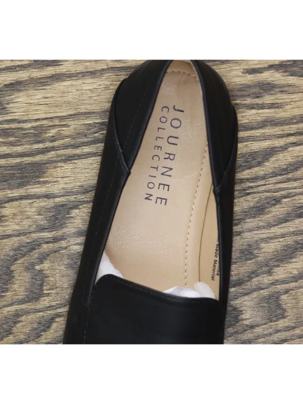 NWT Journee Collection Womens Comfort Foam Corinne Dress Flats Black 10M - Image 12