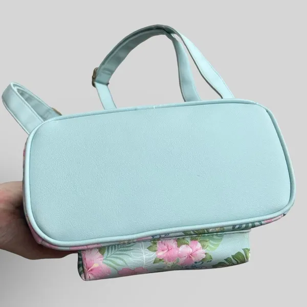 Loungefly Disney Lilo & Stitch Tropical Floral Mini Backpack Pastel Blue Vegan - Image 12