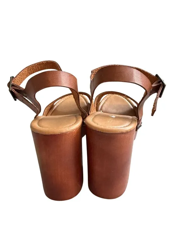 MADDEN GIRL Brown Tan Platform Sandals Size 9.5 - Image 5