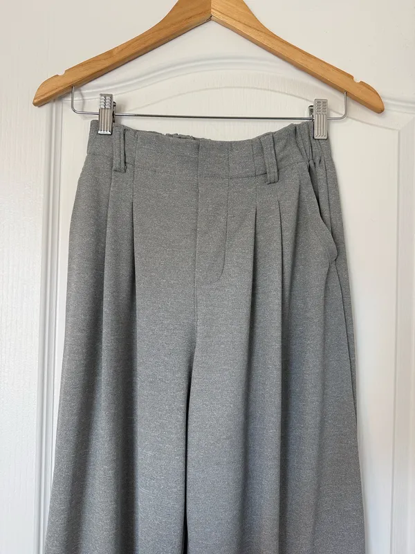 Halara Flex High-Waisted Side Pocket Wide-Leg Work Pants - Image 9