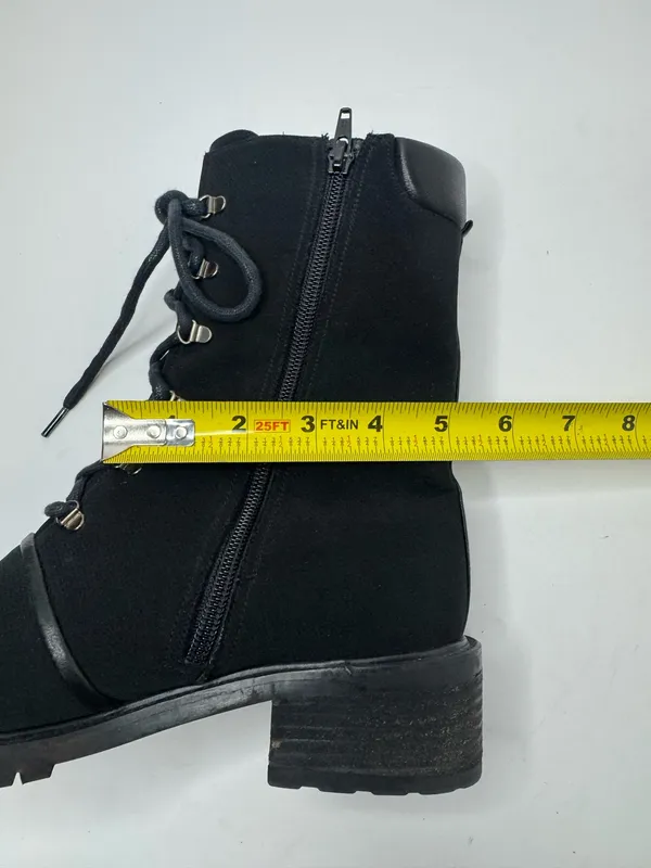 Stuart Weitzman Black Gore-Tex Side Zip Boots Womens Size 7B - Image 11