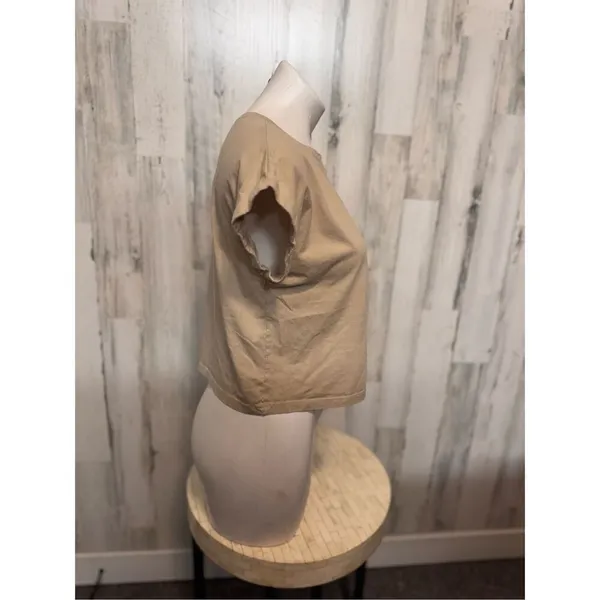 Zara tan blouse size medium - Image 6