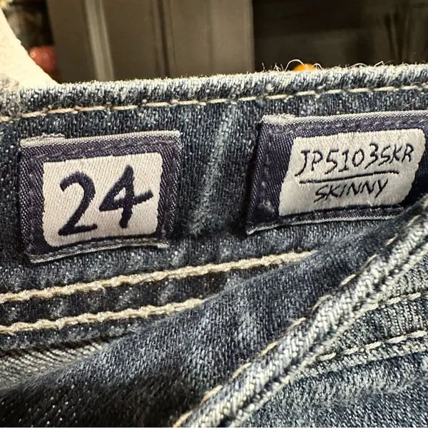 Miss Me JP51035KL SKINNY Jeans Size 24 - Image 3