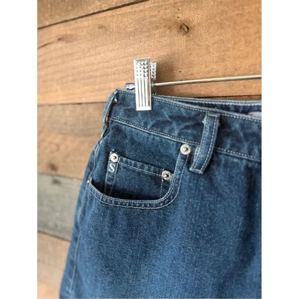 Silver-jeans-co Women's Blue and Navy Shorts - Image 3