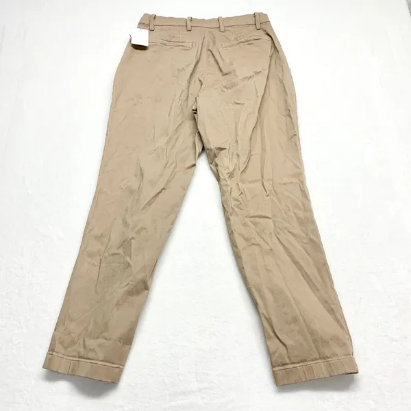 Uniqlo Slim Fit Chino Pants Womens Size S Tan Khaki Stretch Cotton‎ - Image 8