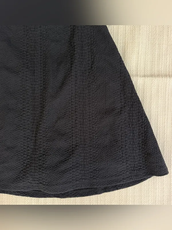 GIGI C Marcella Black Snakeskin Embossed Active Dress Built-In Shorts Size XS - Image 5