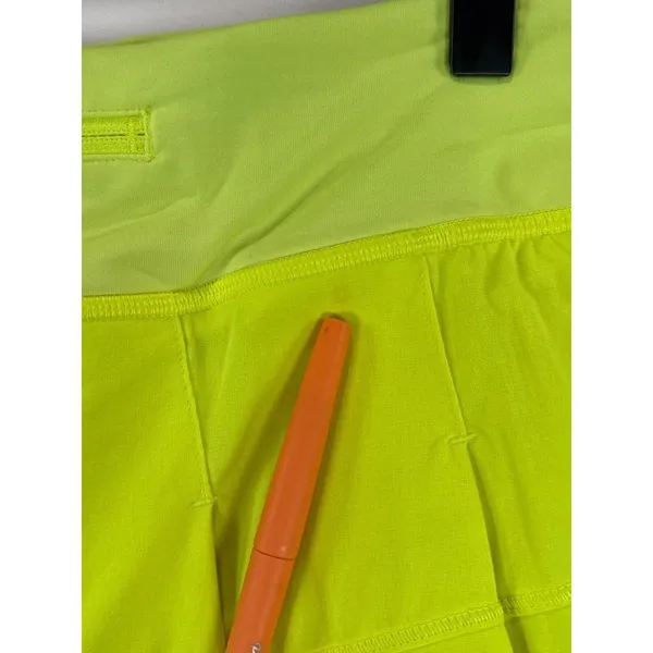 Lululemon Womens Skort Green Pace Rival Mid Rise Swift Mini Skirt Stretch Size 6 - Image 9