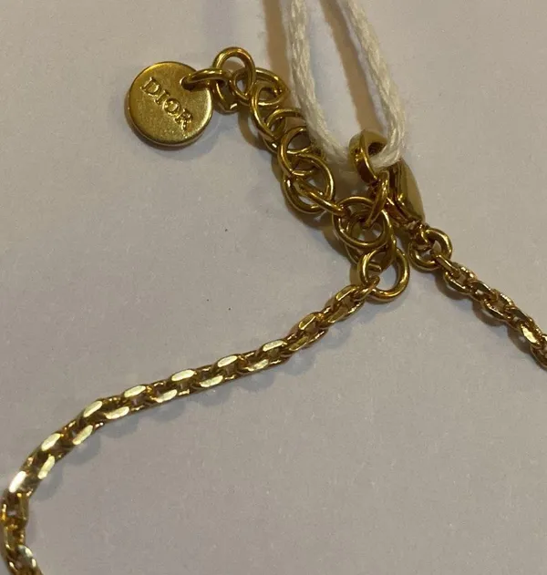 Christian Dior Clair D Lune Bracelet Gold-Finish Metal and Silver-Tone Crystals - Image 5