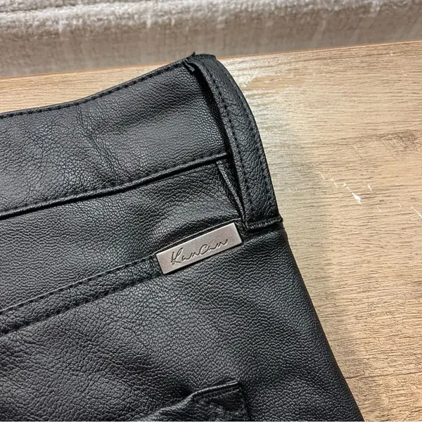 KanCan USA Joan High Rise Faux Leather Bootcut Pants Women’s Size 7/27 Leather Pants - Image 8