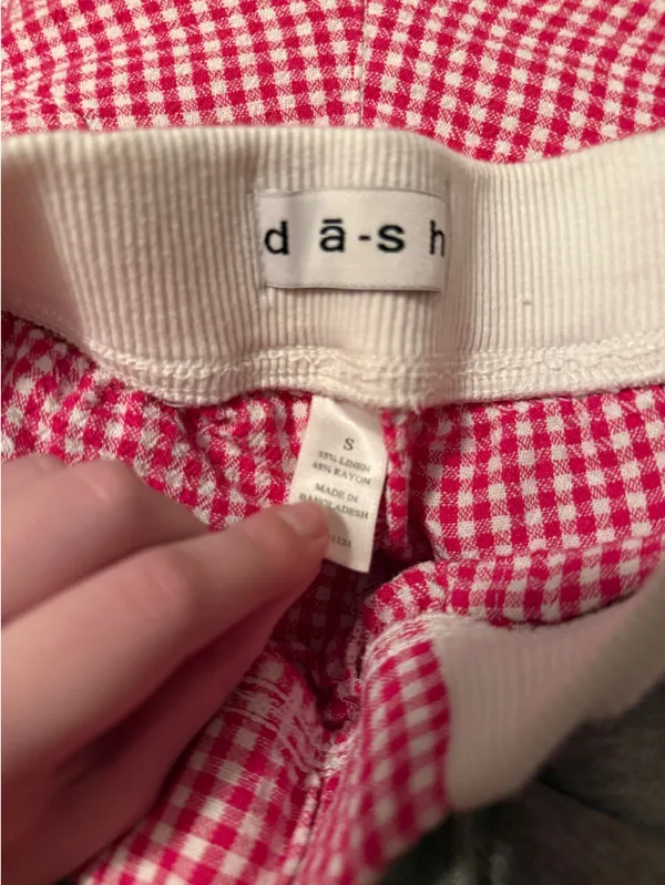 Dash plaid shorts Red - Image 3