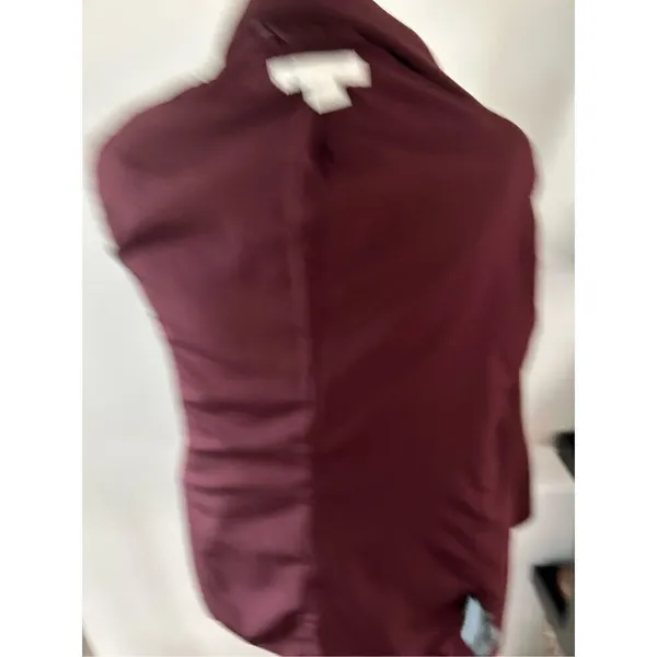 H&M Burgundy blazer oversized size 2 office blazer classy blazer - Image 5