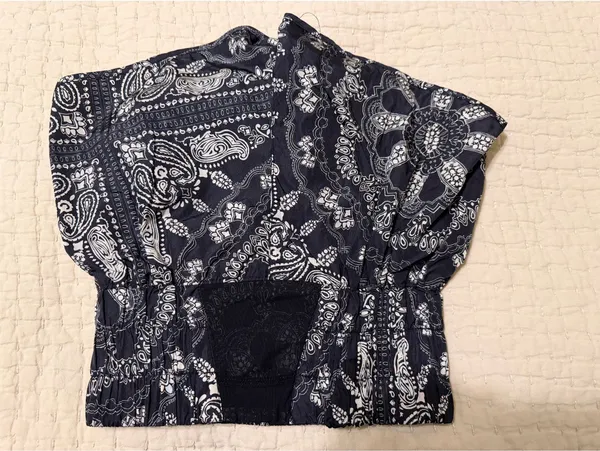 Paisley Free People Movement High Waist Shorts, Size XS - Image 4