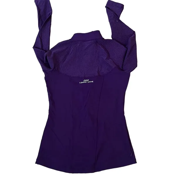 Lorna Jane Women's Purple Full Zip Activewear Jacket Size S Running Hiking Gym - Image 6