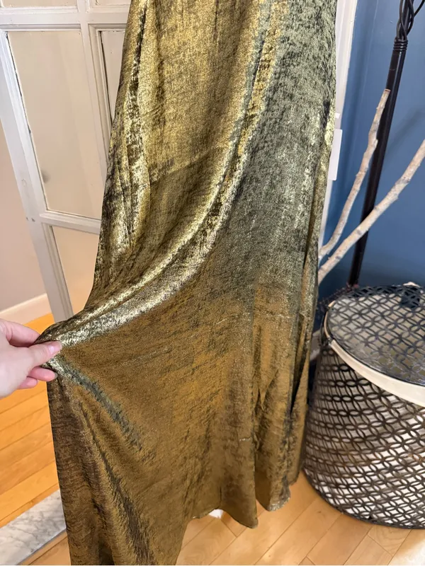 ✨NWT Joyfolie Monroe Dress Metallic Bronze XS✨ - Image 3