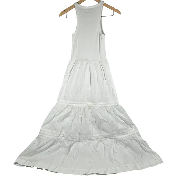 J. Crew Vintage‎ rib high-neck cutaway tank dress with poplin skirt XXS NWT - Image 2