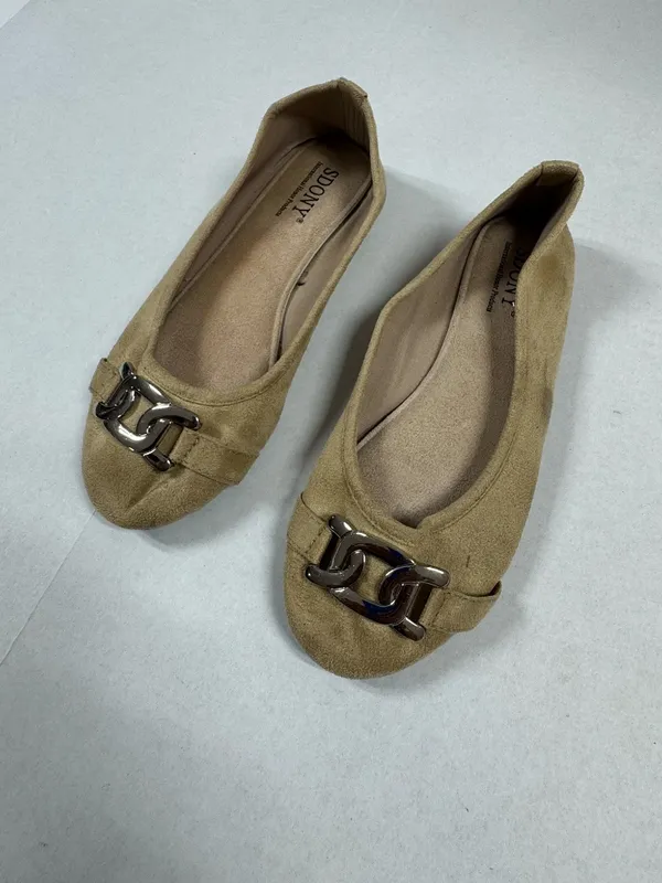 SDONY Women's Suede‎ Ballet Flat - Image 3
