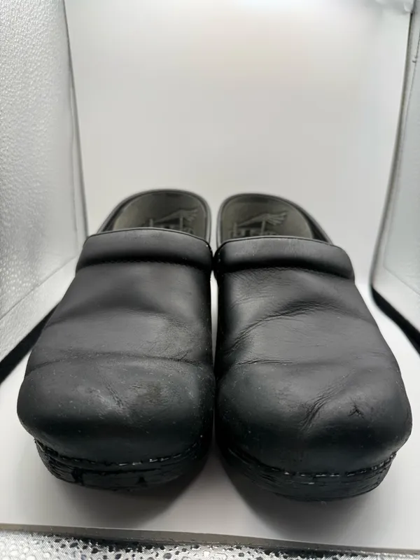 Dansko XP 2.0 Black Leather Clog Slip On‎ Comfort Work Nurse Slip Resistant 40 - Image 2